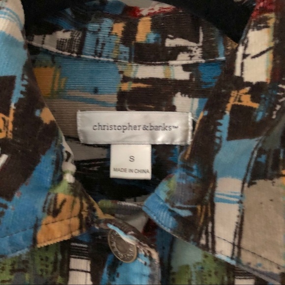 CHRISTOPHER & BANKS Multicolored Jacket Blazer - Picture 3 of 8